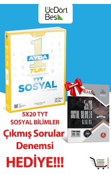 1 Ayda Tyt Tüm Sosyal Soru Bankası Çıkmış Sorular Hediyeli 1 Ayda Tyt Tüm Sosyal Soru Bankası Çıkmış Sorular Hediyeli