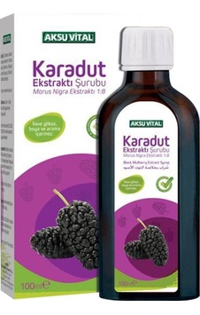 Aksu Vital Karadut Ekstraktı Şurubu 100 ML Aksu Vital Karadut Ekstraktı Şurubu 100 ML