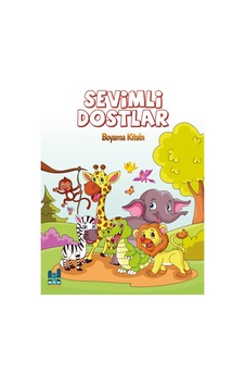 Sevimli Dostlar Boyama Kitabı