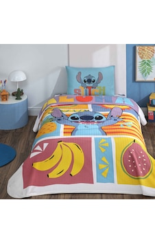 Taç Lisanslı Disney Lilo&stitch Fruit Pamuk Tek Kişilik Pike Takımı 000000001000051394 Çok Renkli