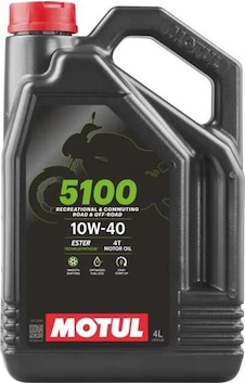Motul 5100 10W-40 Road & Off Road 4T Motosiklet Motor Yağı 4 L Motul 5100 10W-40 Road & Off Road 4T Motosiklet Motor Yağı 4 L