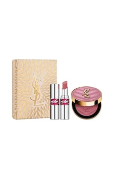 Yves Saint Laurent Make Me Blush + Loveshine Ruj - 44 Nude Lavallière