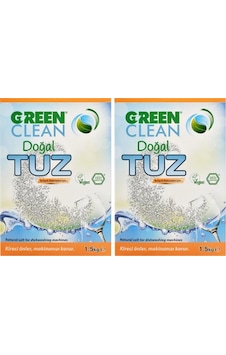 U Green Clean Doğal Bulaşık Makinesi Tuzu 2 x 1500 G U Green Clean Doğal Bulaşık Makinesi Tuzu 2 x 1500 G