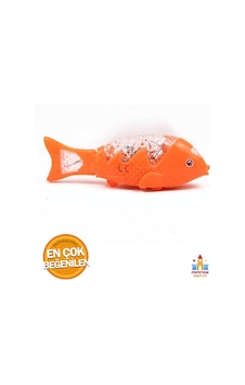 Pilli Işıklı Müzikli Yürüyen Renkli Balık Oyuncak - 23 Cm Boyunda Pilli Işıklı Müzikli Yürüyen Renkli Balık Oyuncak - 23 Cm Boyunda