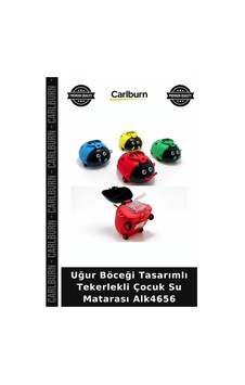 Uğur Böceği Tasarımlı Tekerlekli Çocuk Su Matarası Mini Suluk Okul Dönemi Sevimli Matara Çok Renkli Uğur Böceği Tasarımlı Tekerlekli Çocuk Su Matarası Mini Suluk Okul Dönemi Sevimli Matara Çok Renkli