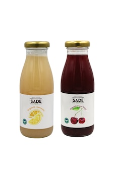 Sade Organik Limonata 250 Ml +vişne Suyu 250
