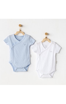 Andywawa Bebek Zıbın Body 2 Parça Ac25555 Mavi-beyaz Mavi - Beyaz Andywawa Bebek Zıbın Body 2 Parça Ac25555 Mavi-beyaz Mavi - Beyaz