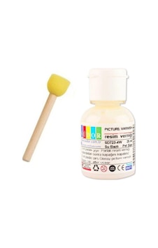 Resim Verniği Ve Tampon Fırça Set Resim Verniği Ve Tampon Fırça Set