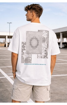 Cool Tarz Oversize Erkek Tişört Baskılı Pamuklu Rahat Kesim Streetwear Yazlık Basic T-shirt Beyaz Beyaz Cool Tarz Oversize Erkek Tişört Baskılı Pamuklu Rahat Kesim Streetwear Yazlık Basic T-shirt Beyaz Beyaz