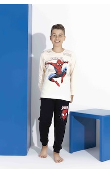 Tarık 5-9 Yaş Erkek Çocuk Spıderman Baskılı İnterlok Pijama Takımı 4132270 - Bej Bej Tarık 5-9 Yaş Erkek Çocuk Spıderman Baskılı İnterlok Pijama Takımı 4132270 - Bej Bej