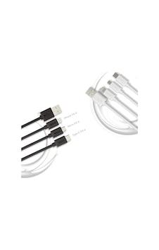 Simex SPK-02 Universal Type -C Stream Data Kablosu Siyah 1.2 M Simex SPK-02 Universal Type -C Stream Data Kablosu Siyah 1.2 M