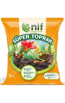 Nif Organik Süper Toprak Torflu Gübreli Saksı Toprağı 5 L