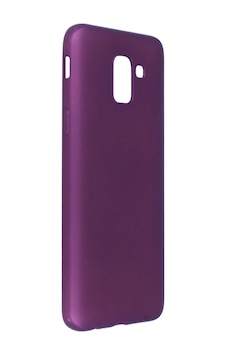 Newface Samsung Galaxy Uyumlu J6 Kılıf First Silikon Glblseme - 95 - Mürdüm