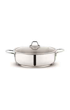Schafer Held Çelik Basık Tencere 24 CM 2 Parça Inox Schafer Held Çelik Basık Tencere 24 CM 2 Parça Inox