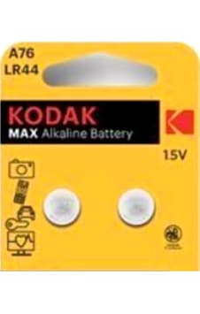 Kodak Düğme Pil A76 Lr44 2li Kodak Düğme Pil A76 Lr44 2li