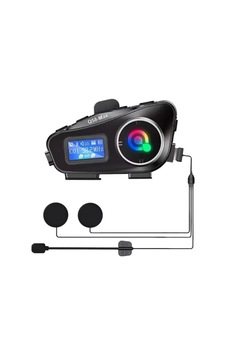 Ergonomik Suya Dayanıklı Bluetooth Kulaklık Ve Fenerli Kask Aksesuarı