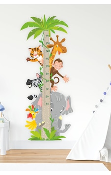 Sevimli Safari Hayvanları Temalı Boy Ölçer Duvar Sticker Boy Cetveli Sevimli Safari Hayvanları Temalı Boy Ölçer Duvar Sticker Boy Cetveli