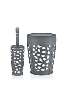 Stone 2'li Banyo Seti Gri Stone 2'li Banyo Seti Gri