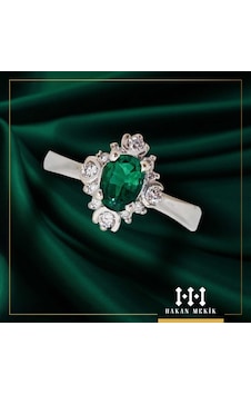 Hakan Mekik Jewelry Dream Serisi Pırlanta Zümrüt Yüzük (485596392) Hakan Mekik Jewelry Dream Serisi Pırlanta Zümrüt Yüzük (485596392)