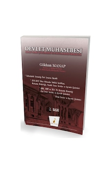 Devlet Muhasebesi Sınav Soru Çözümleri ve Uygulamalı Örnekler - Gökhan Manap - Pelikan Yayınları