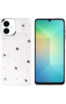 Galaxy A06 Kılıf Airbag Tasarımlı Simli Şeffaf Zore Kutup Kapak Yıldız Galaxy A06 Kılıf Airbag Tasarımlı Simli Şeffaf Zore Kutup Kapak Yıldız