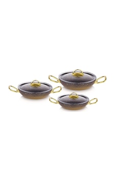 Oms 6 Parça Granit Sahan Seti Gold 18-20-22 ( Code: 3032 ) Oms 6 Parça Granit Sahan Seti Gold 18-20-22 ( Code: 3032 )