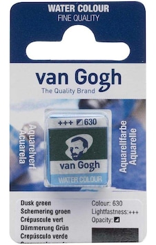 Talens Van Gogh Tablet Suluboya 1/2 Dusk Green 630