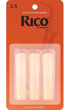 Rico Rja0325 Alto Saksafon Kamışı No:2,5 3'lü Paket Rico Rja0325 Alto Saksafon Kamışı No:2,5 3'lü Paket
