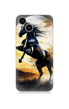 Apple Uyumlu iPhone 14 Şaha Kalkmış At Desenli Silikon Kılıf Silikon Apple Uyumlu iPhone 14 Şaha Kalkmış At Desenli Silikon Kılıf Silikon