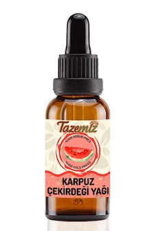 Tazemiz Karpuz Çekirdeği Yağı Soğuk Sıkım 50 ML Tazemiz Karpuz Çekirdeği Yağı Soğuk Sıkım 50 ML