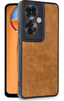 Newface - 985 - Oppo Reno 11f Kılıf Aras Deri Kapak - Csmo-tex - - Taba Newface - 985 - Oppo Reno 11f Kılıf Aras Deri Kapak - Csmo-tex - - Taba