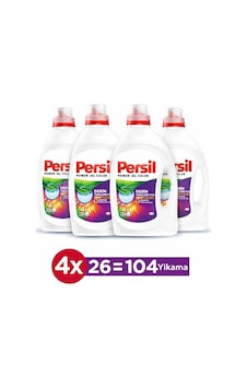 Persil Power Jel Color Plus Çamaşır Deterjanı 4 x 1690 Ml 26 Yıkama Persil Power Jel Color Plus Çamaşır Deterjanı 4 x 1690 Ml 26 Yıkama