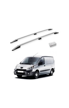 Turtle Peugeot Tepee Expert Mk2 2006-2016 / Kısa Şasi Tavan Çıtası Crown Gri