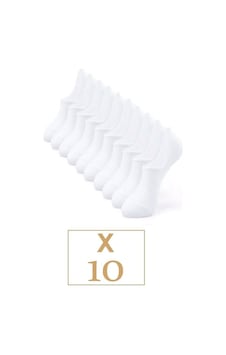 Bgk Unisex 10 Çift Pamuklu Görünmez Sneakers Çorap Beyaz Ekonomi Beyaz Bgk Unisex 10 Çift Pamuklu Görünmez Sneakers Çorap Beyaz Ekonomi Beyaz