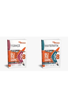 Günay Yayınları Güncel 8. Sınıf Türkçe Ve Matematik Bumerang Konu Anlatımlı Günay Yayınları Güncel 8. Sınıf Türkçe Ve Matematik Bumerang Konu Anlatımlı