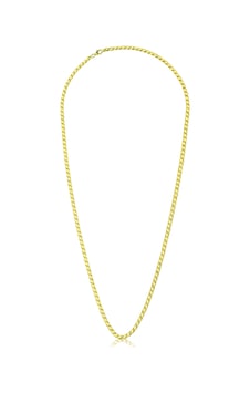 22 Ayar Altın Pullu Zincir 60cm Sarı