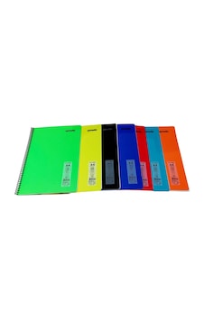 4 Adet A4 120 Yaprak Kareli Telli Neon Renkler Plastik Kapak Defter 60 Gr Beyaz Sayfa Karma Renk Çok Renkli 4 Adet A4 120 Yaprak Kareli Telli Neon Renkler Plastik Kapak Defter 60 Gr Beyaz Sayfa Karma Renk Çok Renkli