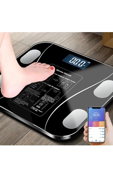 Yağ Ölçer Fonksiyonlu Dijital Baskül Elektronik Tartı Akıllı Bluetooth Lcd Dijital Ekran Ev Vücut 5 Çok Renkli Yağ Ölçer Fonksiyonlu Dijital Baskül Elektronik Tartı Akıllı Bluetooth Lcd Dijital Ekran Ev Vücut 5 Çok Renkli