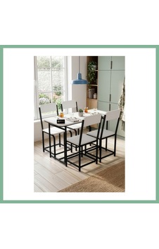 Bşkvirgo Minör Mutfak Masası Takımı Suntalam Beyaz 120x52 Bsk2026