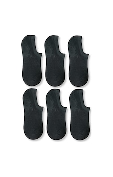 Nacar Store Erkek Füme Bambu Görünmez Spor Ayakkabı Çorabı 6'lı Çok Renkli Nacar Store Erkek Füme Bambu Görünmez Spor Ayakkabı Çorabı 6'lı Çok Renkli