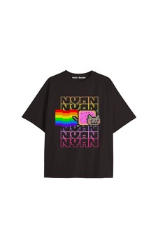 Kalic Studio Nyan Nyan Cat Oversize Unisex T-shirt Siyah Çok Renkli Kalic Studio Nyan Nyan Cat Oversize Unisex T-shirt Siyah Çok Renkli