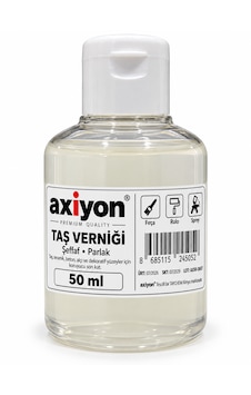 Axiyon Taş Verniği 50 Ml Şeffaf Parlak Su Bazlı Koruyucu Vernik Axiyon Taş Verniği 50 Ml Şeffaf Parlak Su Bazlı Koruyucu Vernik