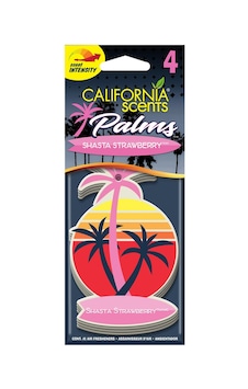 California Scents® Palms™ "Shasta Strawbry" Asma Koku 4'lü Set California Scents® Palms™ "Shasta Strawbry" Asma Koku 4'lü Set