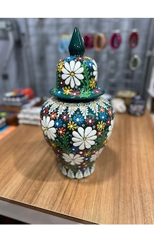 Büyük Boy Şah Küp 40 Cm Yeşil