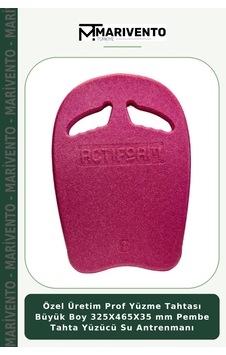 Özel Üretim Prof Yüzme Tahtası Büyük Boy 325x465x35 Mm Pembe Tahta Yüzücü Su Antrenmanı Özel Üretim Prof Yüzme Tahtası Büyük Boy 325x465x35 Mm Pembe Tahta Yüzücü Su Antrenmanı