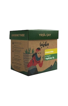Lazika Limon Otlu Yeşil Çay Kutu 50 G