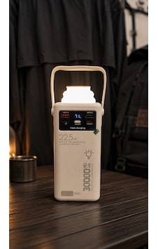 Powerway 30.000 Mah Pd 22.5w Dahili Kablolu Led Fenerli Powerbank Pd30 Beyaz Powerway 30.000 Mah Pd 22.5w Dahili Kablolu Led Fenerli Powerbank Pd30 Beyaz