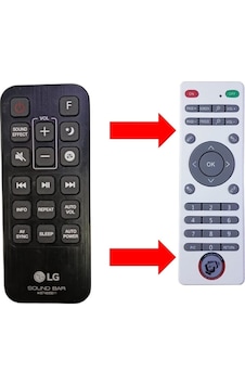 LG Uyumlu Akb74935611 / Akb74935615 / Sj6 Sj8 Sj9 Soundbar Sistemi Kumandası LG Uyumlu Akb74935611 / Akb74935615 / Sj6 Sj8 Sj9 Soundbar Sistemi Kumandası