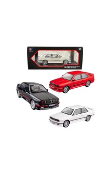 Bmw E30 Die Cast Metal Model Araba Kırmızı 1:24 Açılır Kapılı Sesli Işıklı