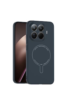 Xiaomi 15t Pro Kılıf M-safe Şarj Özellikli Kamera Korumalı Zore Elio Sert Pc Kapak Xiaomi 15t Pro Zore - Lacivert